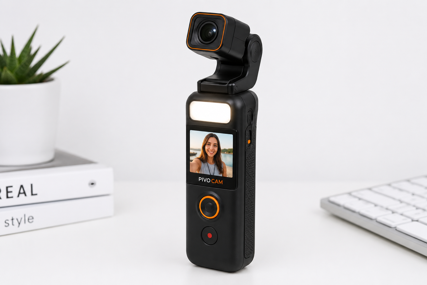 W&O 4K Digital Camera 2025 – 64MP, 16x Zoom, 3" Flip Screen
