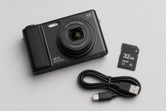 W&O 48MP Autofocus Digital Camera – 1080P FHD, 16x Zoom
