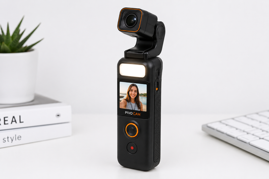 W&O 4K Digital Camera 2025 – 64MP, 16x Zoom, 3" Flip Screen