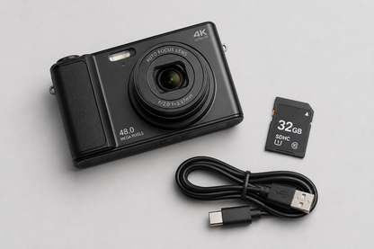 W&O 48MP Autofocus Digital Camera – 1080P FHD, 16x Zoom